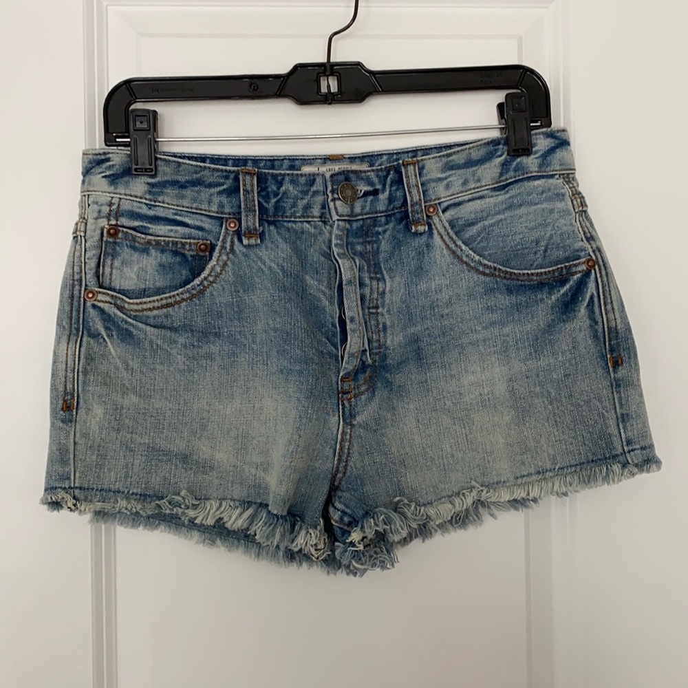 Free people jean shorts- size 27